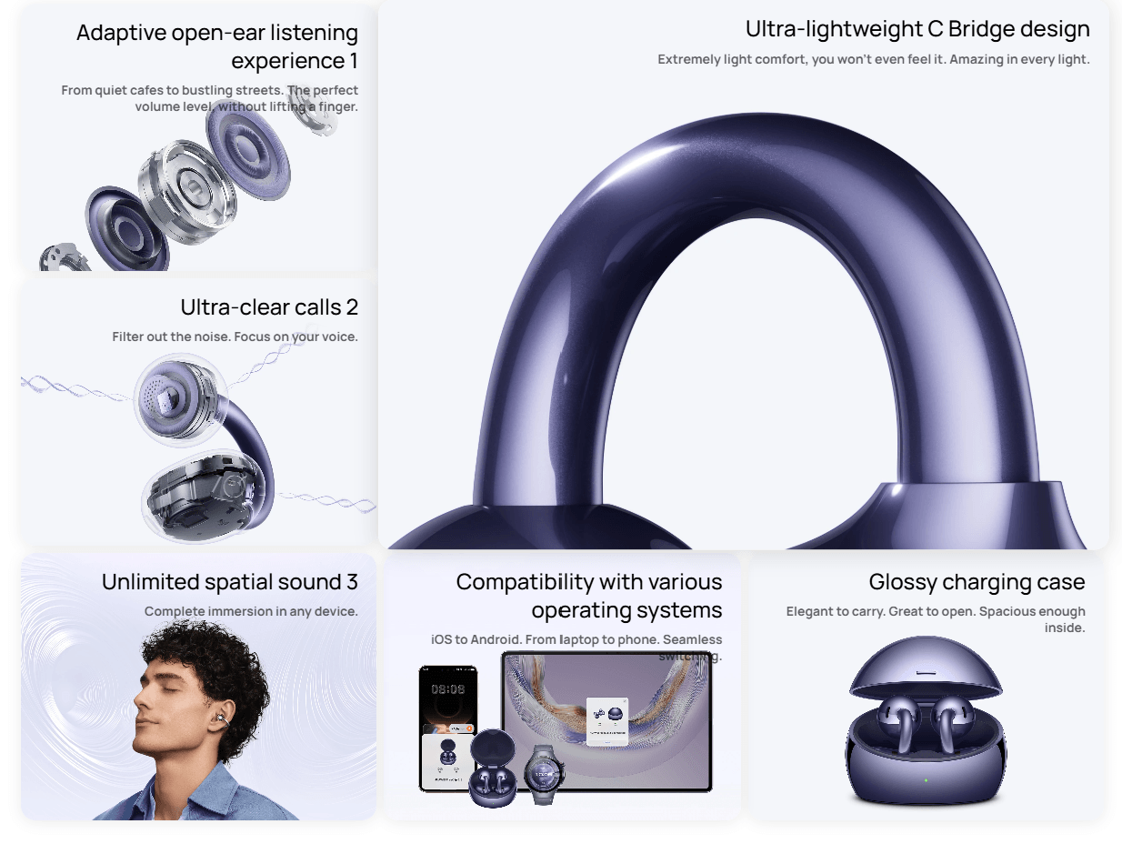 HUAWEI FreeClip 2 Special Edition official feature overview